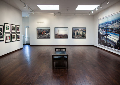 Matthew Niederhauser's Visions of Modernity exhibition installed at Fahey/Klein Gallery