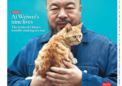Clippings of the Telegraph Seven Magazine's The Nine Lives of Ai Weiwei